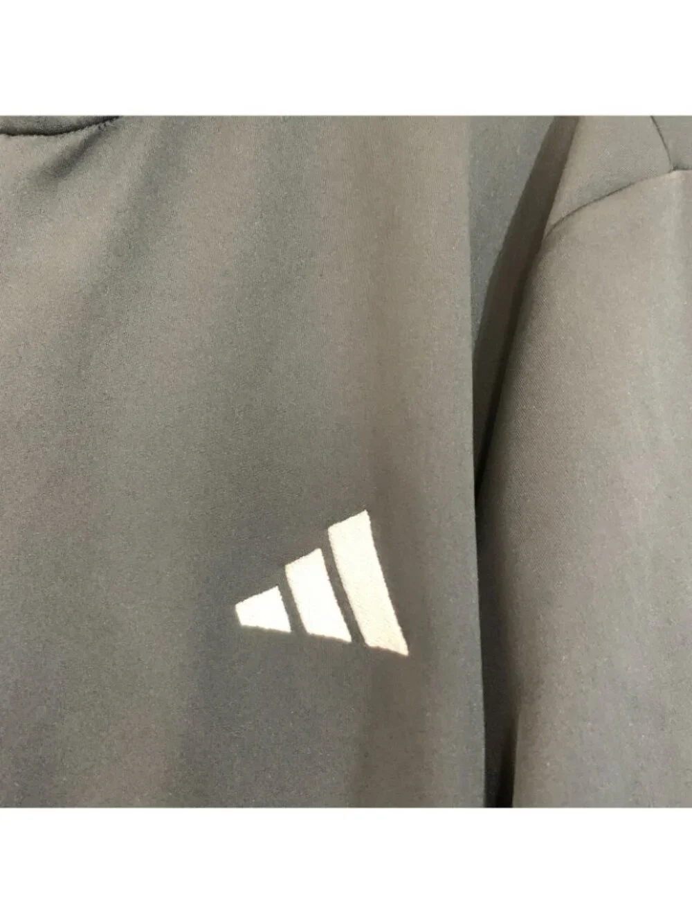 Adidas Men's XL Black Quarter-Zip Pullover Long Sleeve Activewear Sweatshirt